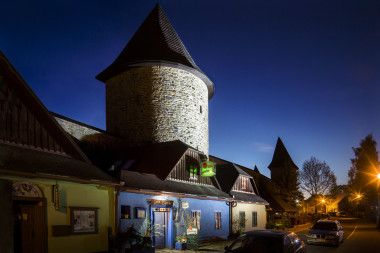 Zlatá ulička hradby Polička