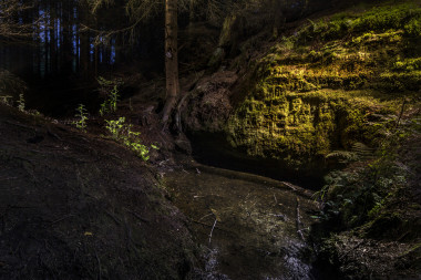 Pekelný kámen pramen Svitavy