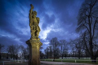 Hřebčín Kladruby Donát a bouře