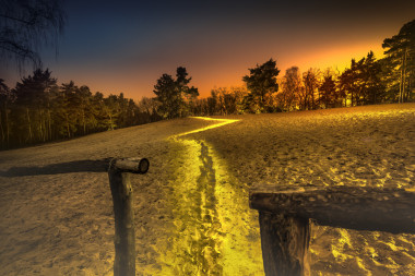 Písečný přesyp, Písty